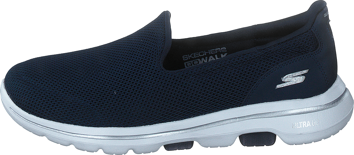 Womens Gowalk 5 Nvw, Female, Shoes, Trainers, slip-on, Blue, EU 38,5