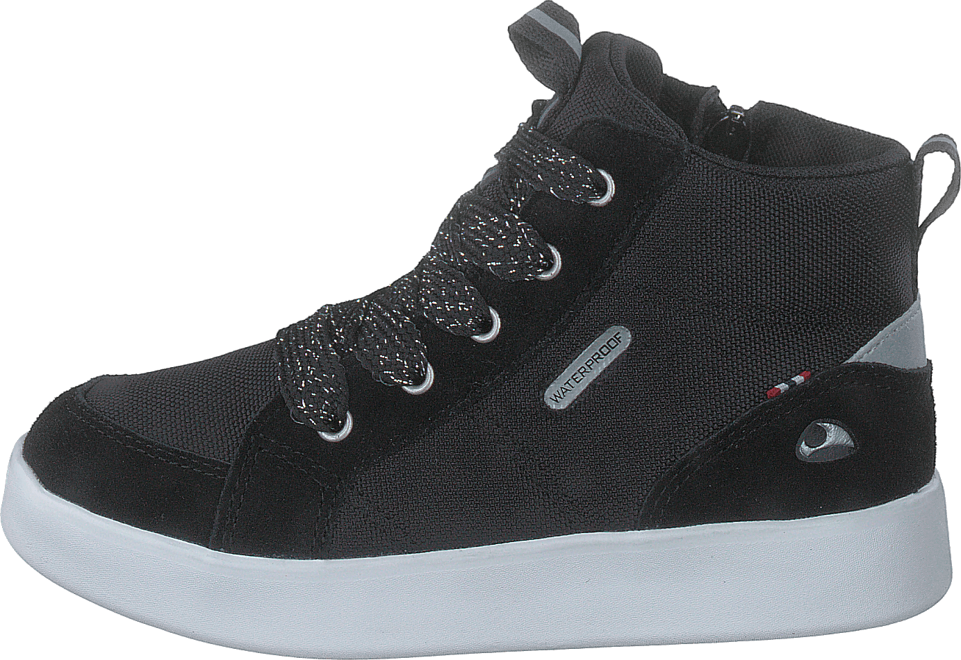 Smile Mid Wp Black, Unisex, Shoes, Trainers, high-top sneakers, Black, EU 26