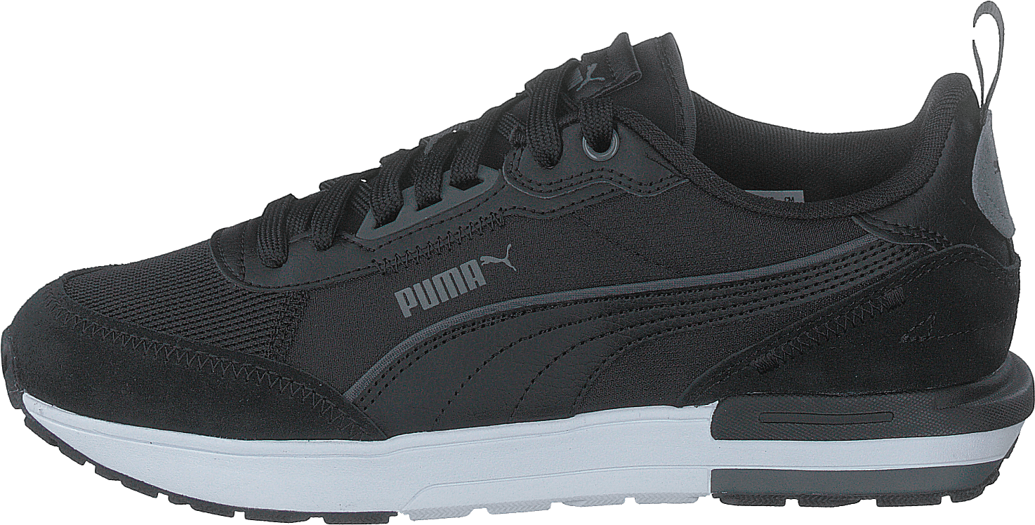 Puma R22 Puma Black-puma Black-dark Sha, Unisex, Shoes, Trainers, Sneakers, Black, UK 3,5