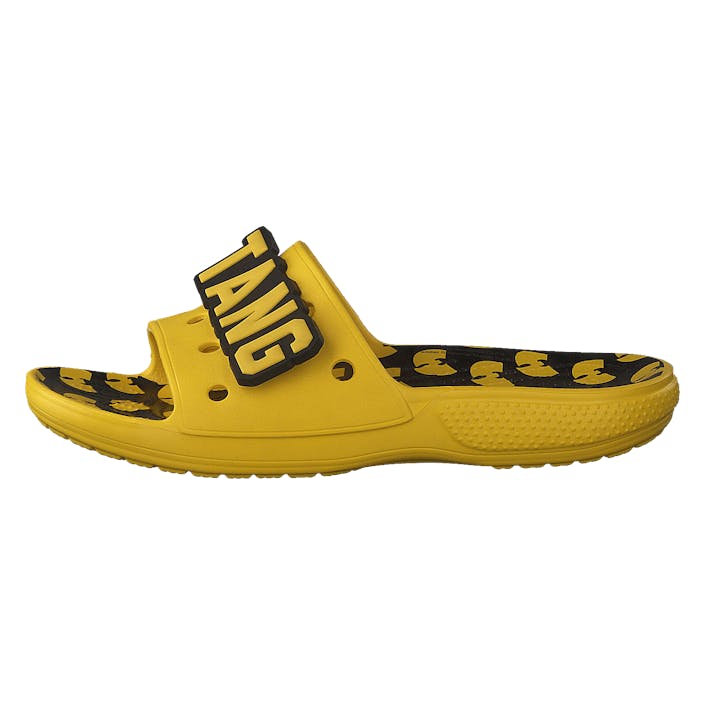 Classic Wu-tang Clan Slide Yellow, Unisex, Skor, Sandaler och Tofflor, sandaler, Brun/Gul, EU 38/39