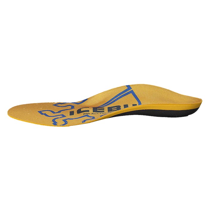 Insoles Slim High Yellow, Unisex, varusteet, Harjoituslaitteet, Ruskea/Keltainen, EU 36