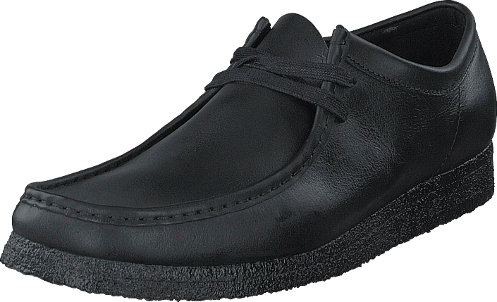 Wallabee Black Leather