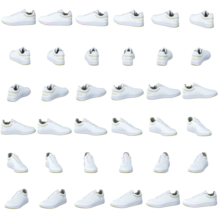 Hoops 3.0 Lifestyle Basketball Low Classic Shoes Cloud White / Cloud White / Sandy Beige - Bild 8