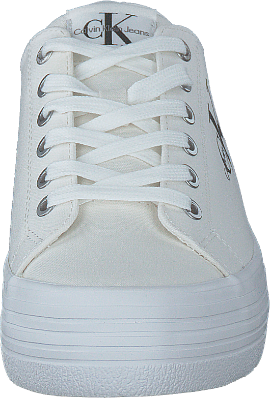 Vulcanized Flatform Laceup Co Bright White