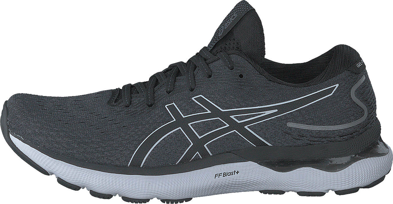 Gel-nimbus 24 Black/white, Male, Shoes, Trainers, sport shoes, Black, EU 42