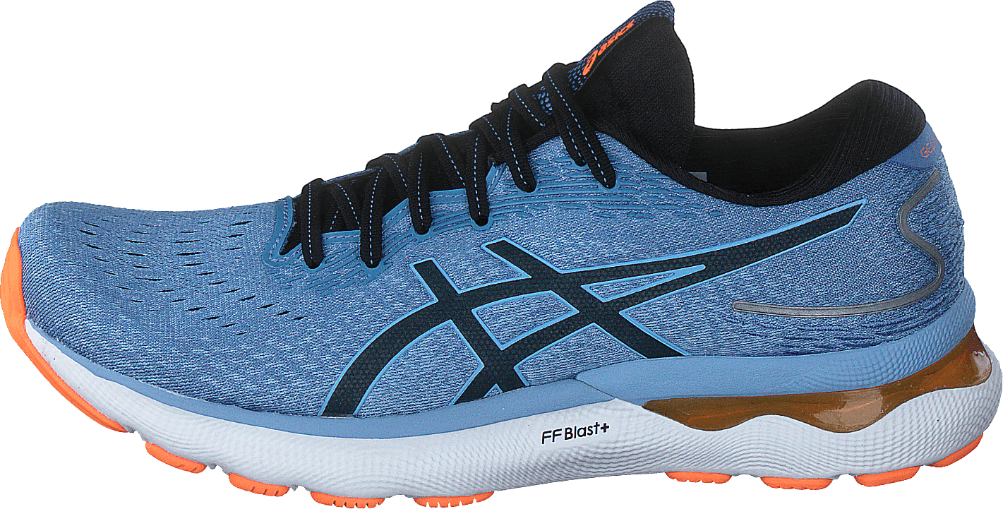 Gel-nimbus 24 Blue Harmony/blue Bliss, Male, Sapatos, Tênis de corrida, sapatos esportivos, Corrida, Azul, EU 42