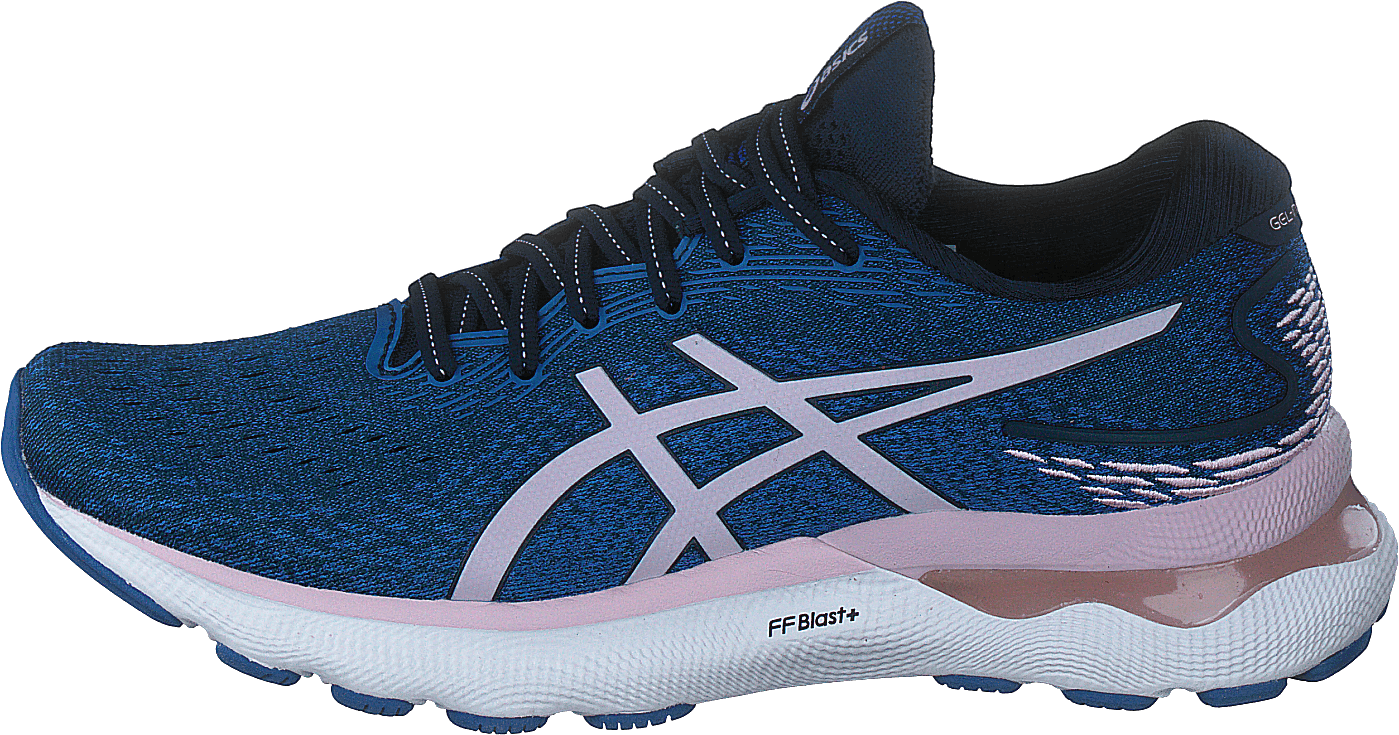 Gel-nimbus 24 French Blue/barely Rose, Female, Sapatos, Tênis de corrida, sapatos esportivos, Corrida, Azul, EU 39