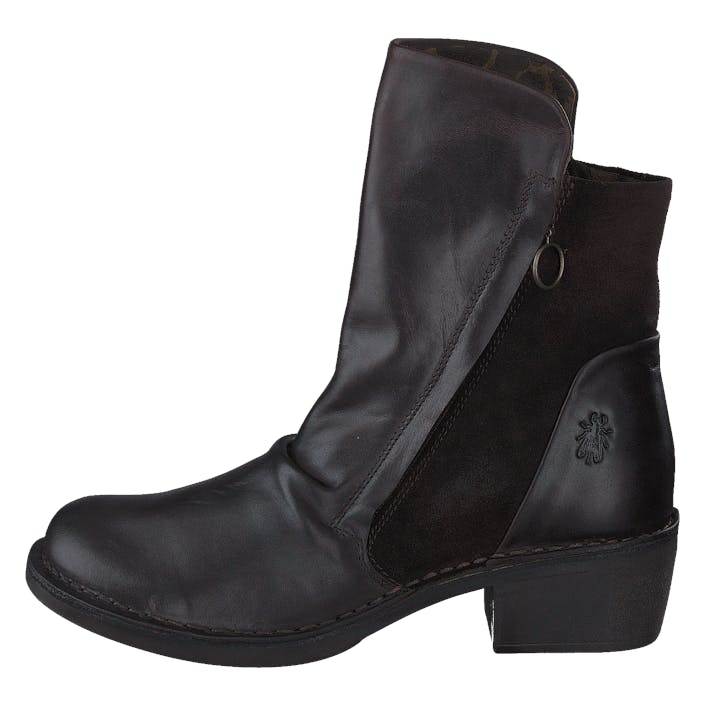 Mely074fly Dk Brown/expresso, Female, Shoes, High boots and Ankle boots, ankle-boots, Black, EU 39