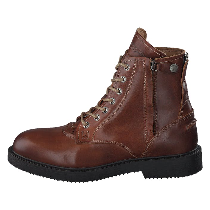 Kingdom Stout Leathe Cognac, Male, Shoes, Boots, Boots, Brown, EU 40