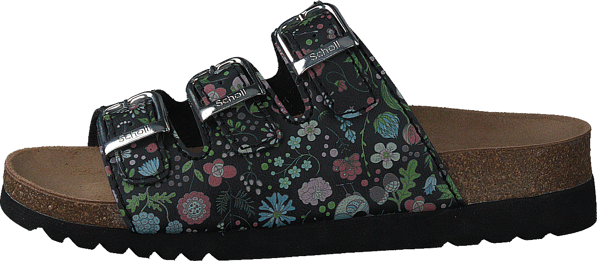 Rio Black Multi, Female, Shoes, Sandals and Slippers, sandals, Brown/Black, EU 40