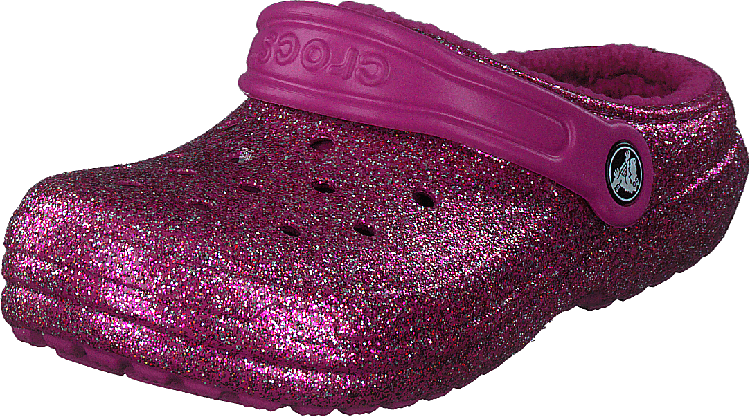 Purple glitter crocs outlet