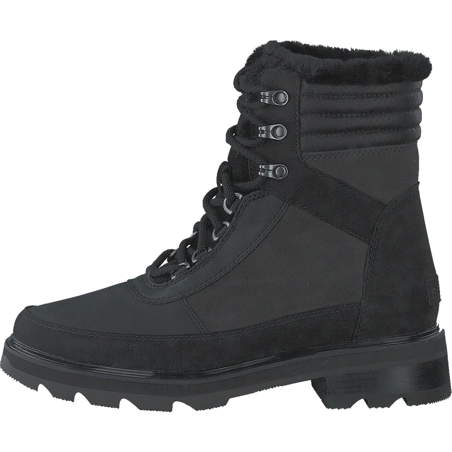 Lennox Lace Cozy Stkd Wp Jet, Black