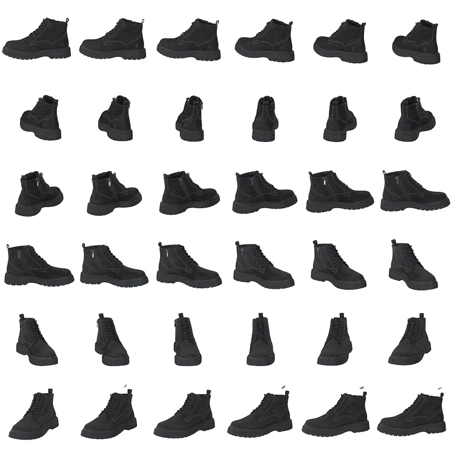 Dunan Lace Up High Black - Bild 8