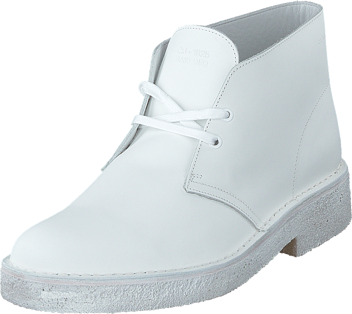 Desert Boot221 White Leather