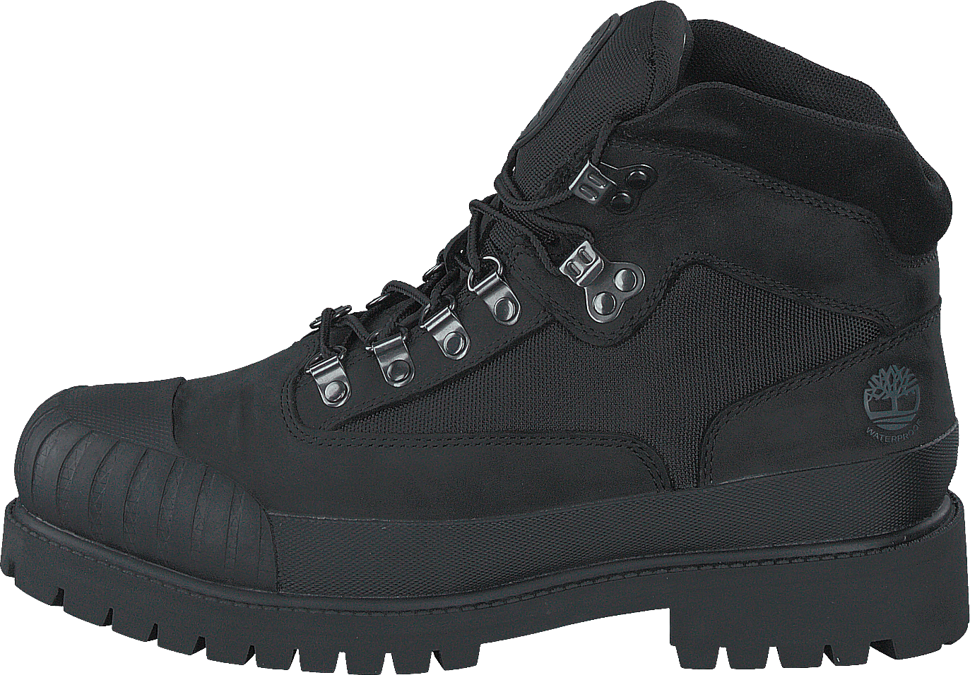 Timberland Hrtg Rubber Toe Hik Black, Male, Obuv, Kotníkové boty, Kotníkové boty, Černá, EU 42