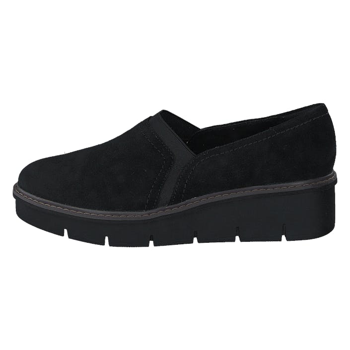Airabell Mid Black Sde, Female, Shoes, Flats, dress shoes, Black, Uk 7
