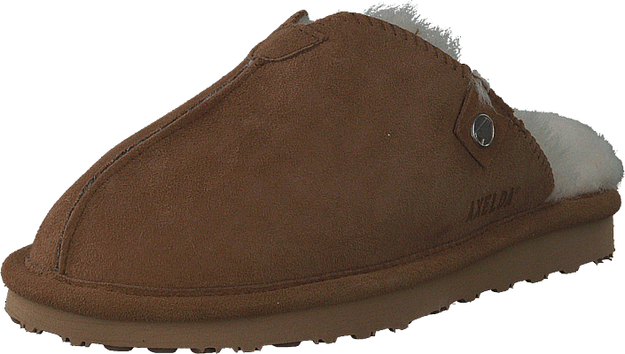 Åbo 4002-chestnut/creme, Unisex, Sko, Sandaler og Hjemmesko, hjemmesko, Brun, EU 37
