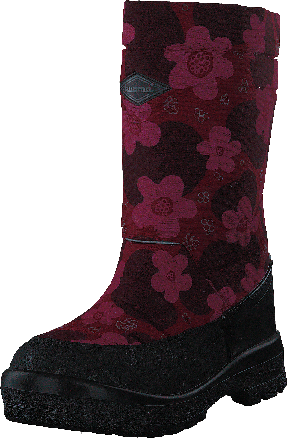 Putkivarsi Bordeaux Flower Reflective - Bild 3