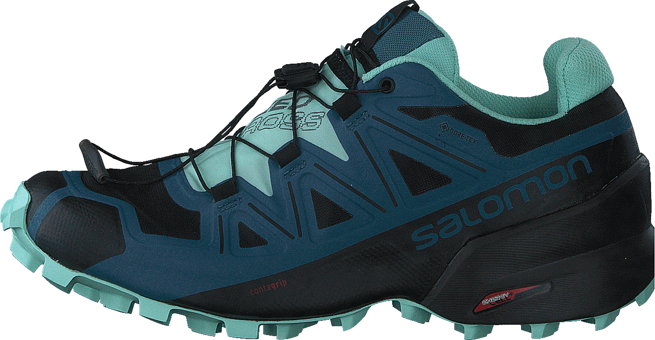 Speedcross 5 Gtx W Black/mallard Blue/yucca, Female, Shoes, Running shoes, sport shoes, Running, Turquoise, EU 40 2/3