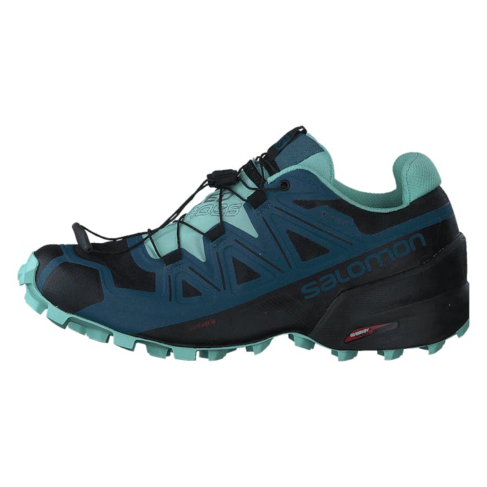 Speedcross 5 Gtx W Black/mallard Blue/yucca, Female, Shoes, Running shoes, sport shoes, Running, Turquoise, EU 40 2/3