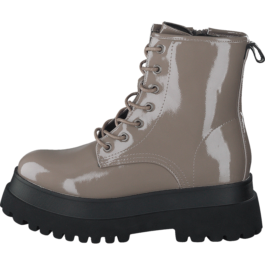 Biagas Laced Up Platform Boot Taupe