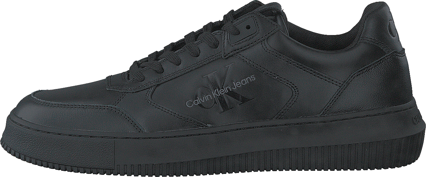 Chunky Cupsole Laceup Lth Black