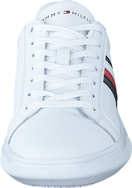 Corporate Cup Leather Stripes White