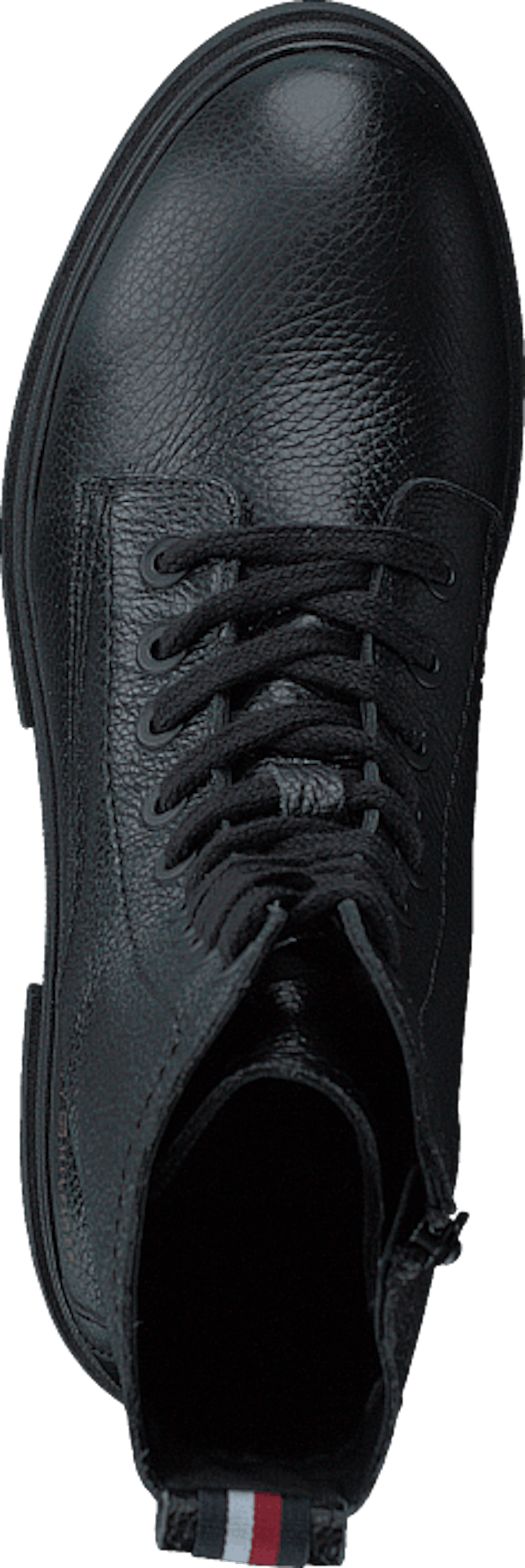 monochromatic lace up boot