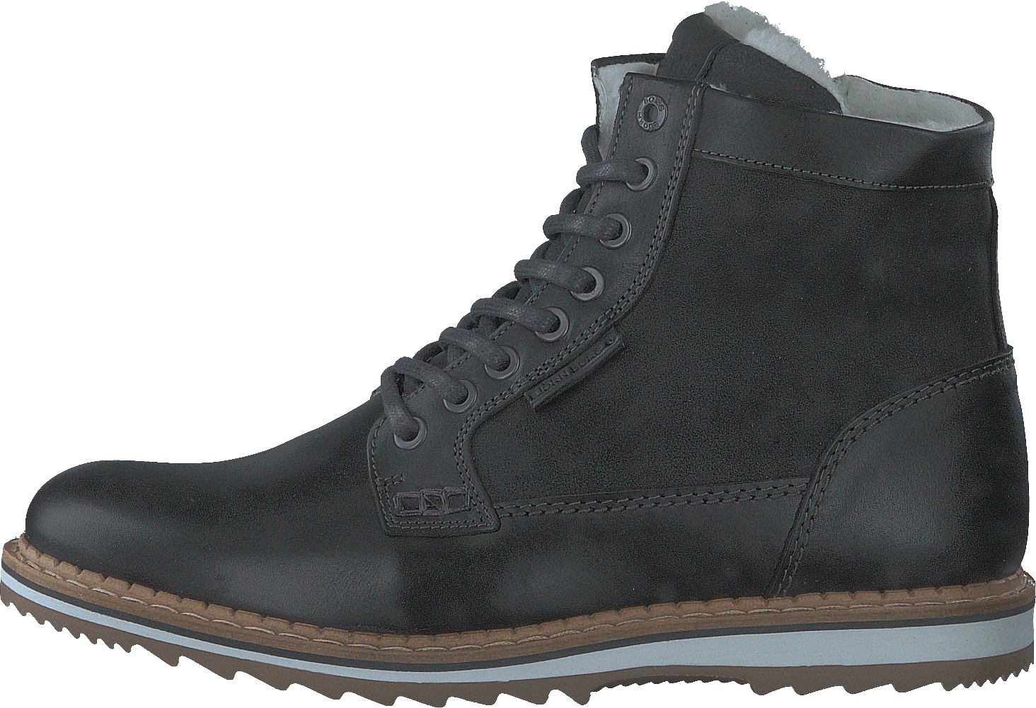 Martyn Nu Mid Fur M Black, Male, Sko, Boots, Boots, Sort, EU 40