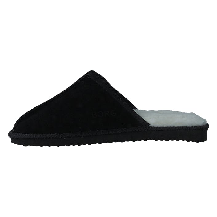 Howie Fur M Black, Male, Sko, Sandaler og Hjemmesko, hjemmesko, Sort, EU 42