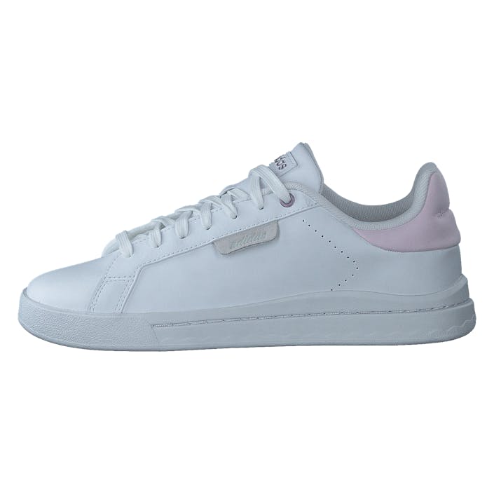 Court Silk Ftwwht/ftwwht/almpnk, Female, Shoes, Trainers, Sneakers, White, EU 41 1/3