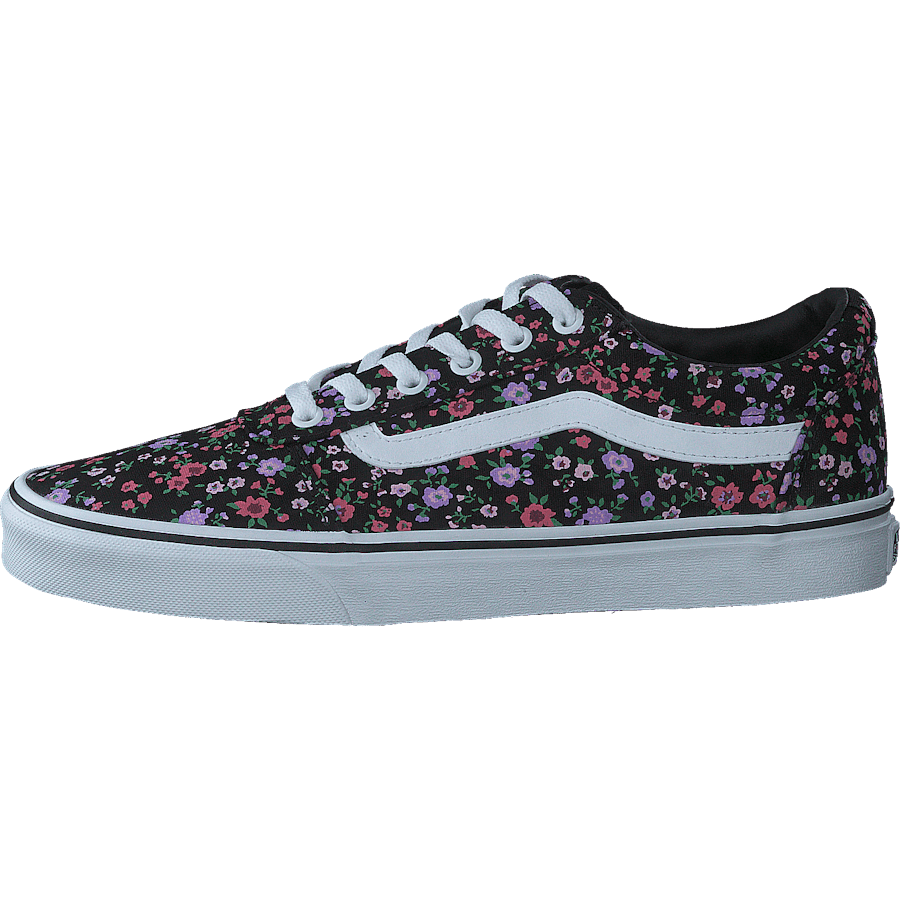Wm Ward Ditsy Floral Black/white