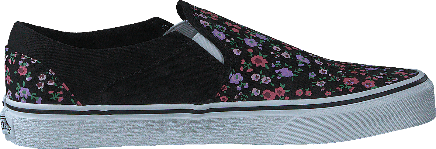 Wm Asher Ditsy Floral Black/white - Bild 2