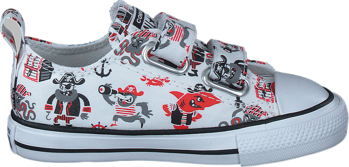 Chuck Taylor All Star 2v Pirat 102-white/university Red/black - Bild 2