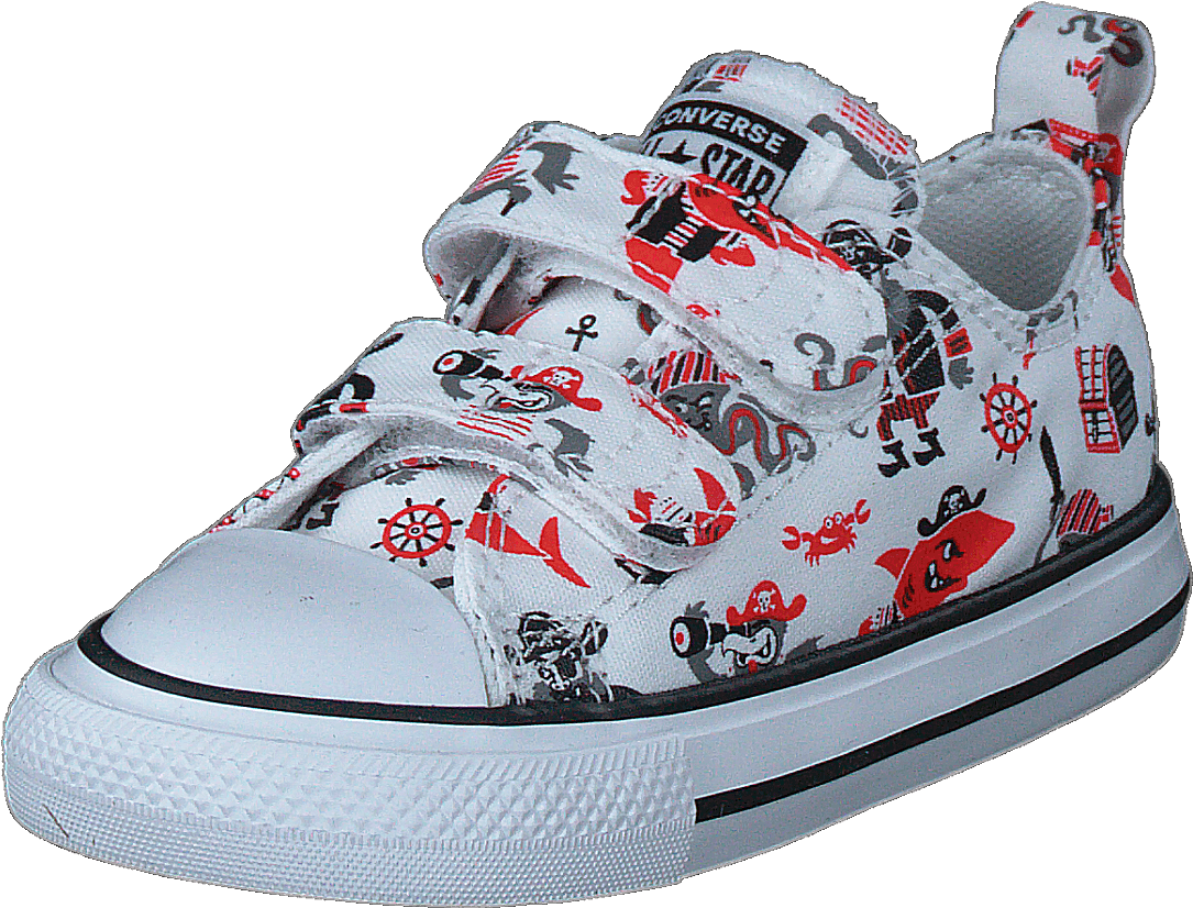 Chuck Taylor All Star 2v Pirat 102-white/university Red/black - Bild 3