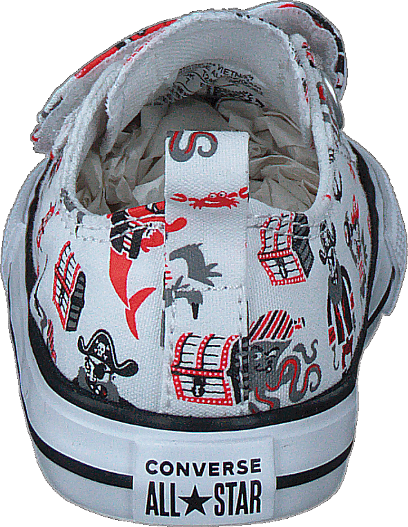 Chuck Taylor All Star 2v Pirat 102-white/university Red/black - Bild 5