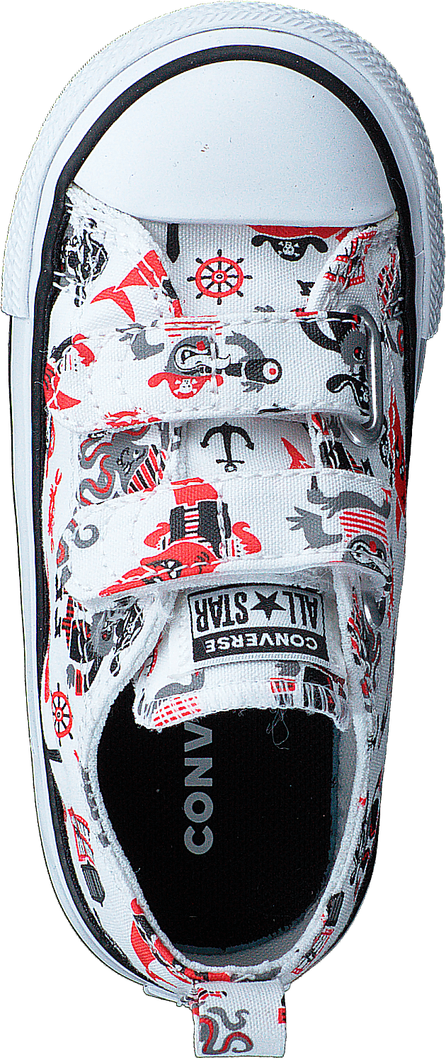 Chuck Taylor All Star 2v Pirat 102-white/university Red/black - Bild 6