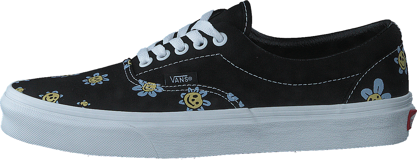 Ua Era Trippy Grin Floral Black/yello, Unisex, Topánky, Tenisky, Tenisky, Modrá/Čierna, EU 43