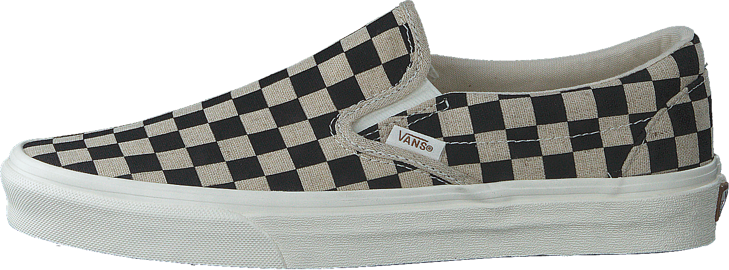 Ua Classic Slip-on Eco Theory Checkerboard, Unisex, Shoes, Flats, slip-on, Grey, EU 37