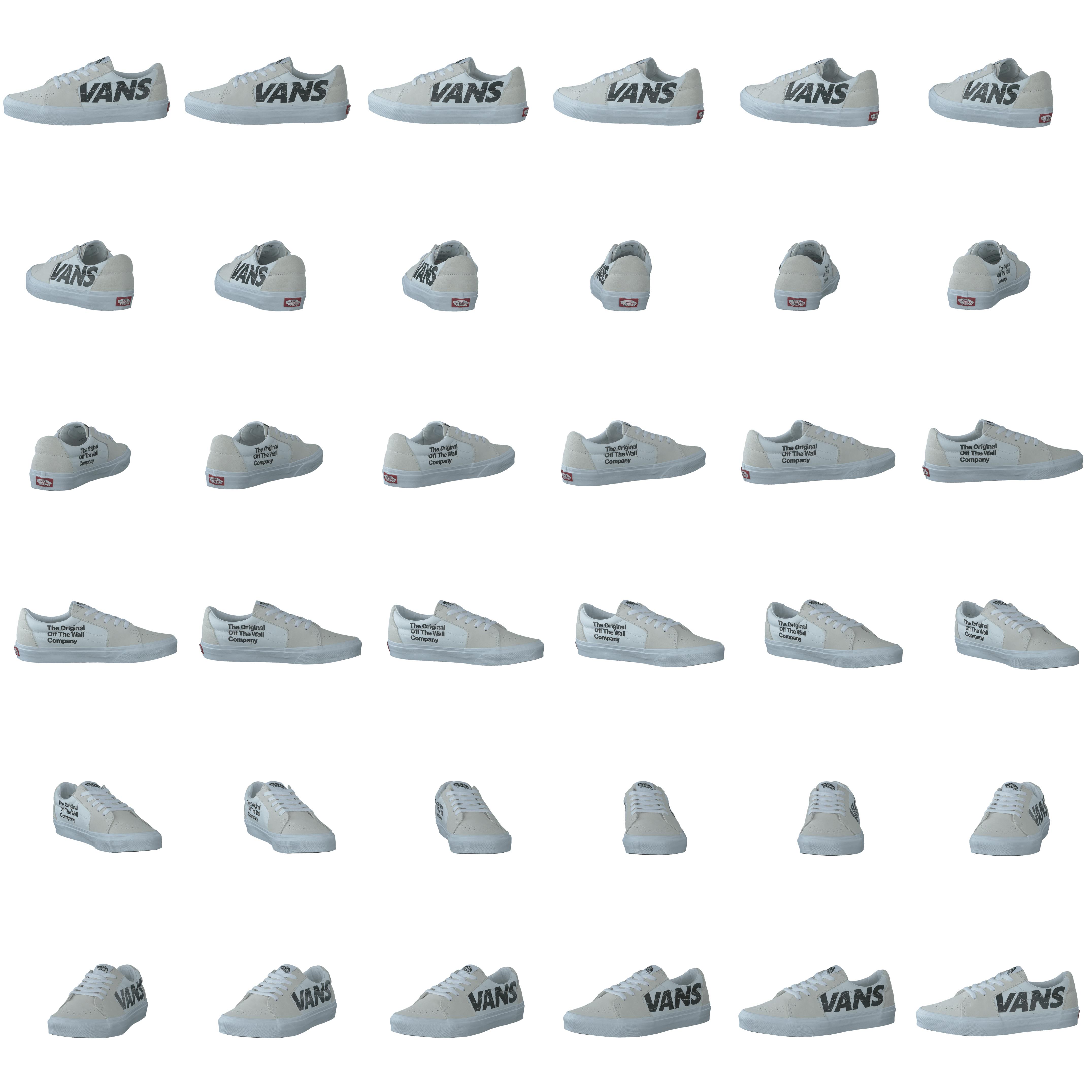 Ua Sk8-low Hi-def White/black - Bild 8