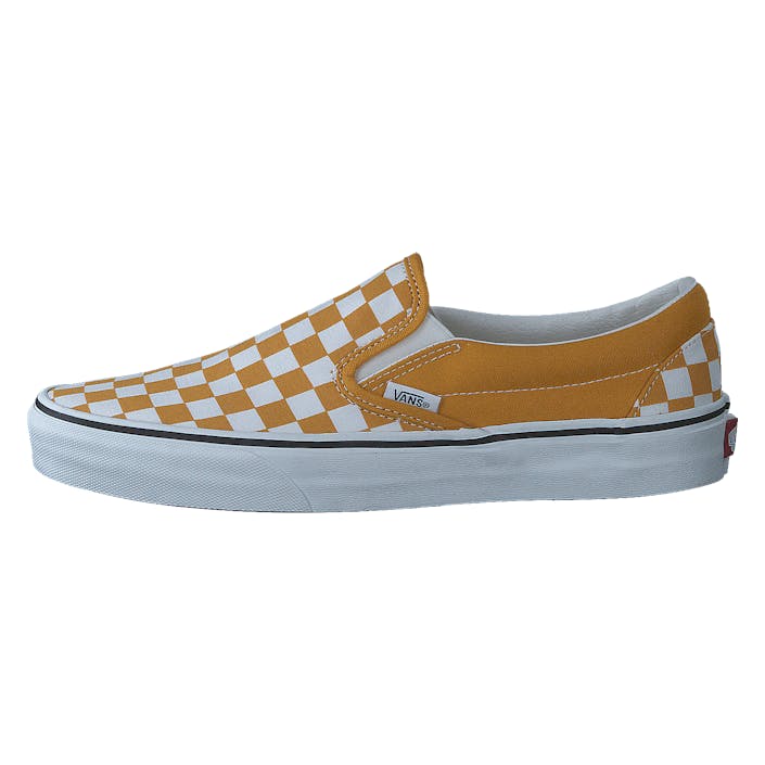 Ua Classic Slip-on Color Theory Checkerboard Gold, Unisex, Shoes, Flats, slip-on, Blue/Brown, EU 40