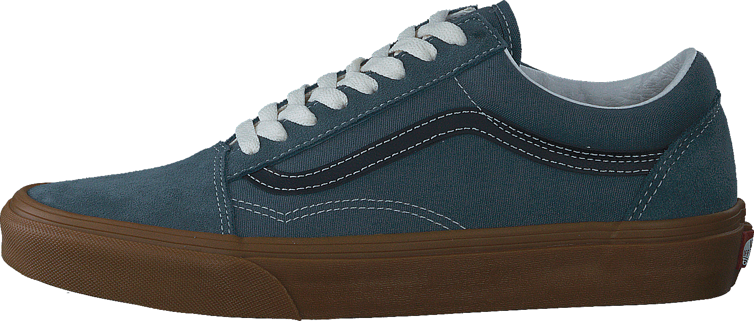 Ua Old Skool Vintage Gum Stormy Weather, Unisex, Topánky, Tenisky, Tenisky, Hnedá/Tyrkysová/Modrá, EU 46