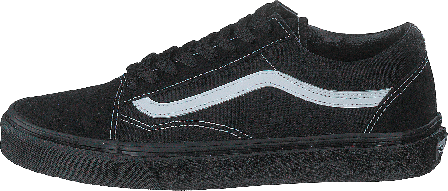 Ua Old Skool (suede/canvas)blkblktrwht, Unisex, Kengät, Tennarit, Tennarit, Musta, EU 41