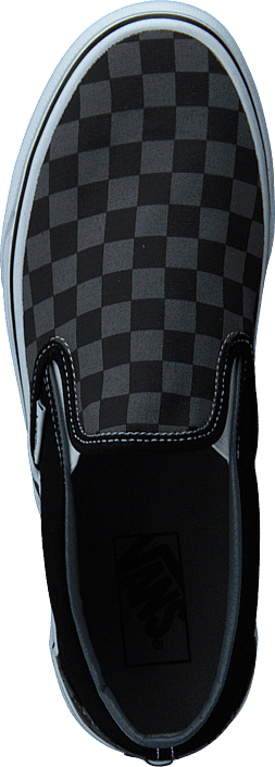 Ua Classic Slip-on Black/pewter Checkerboard