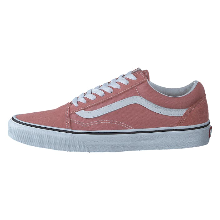Ua Old Skool Rose Dawn/true White, Unisex, Sko, Sneakers, Sneakers, Blå/Rosa, EU 36,5