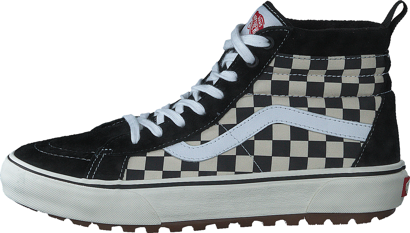 Ua Sk8-hi Mte-1 Blk/white/checkerboard, Unisex, Topánky, Tenisky, vysoké tenisky, Modrá, EU 40,5