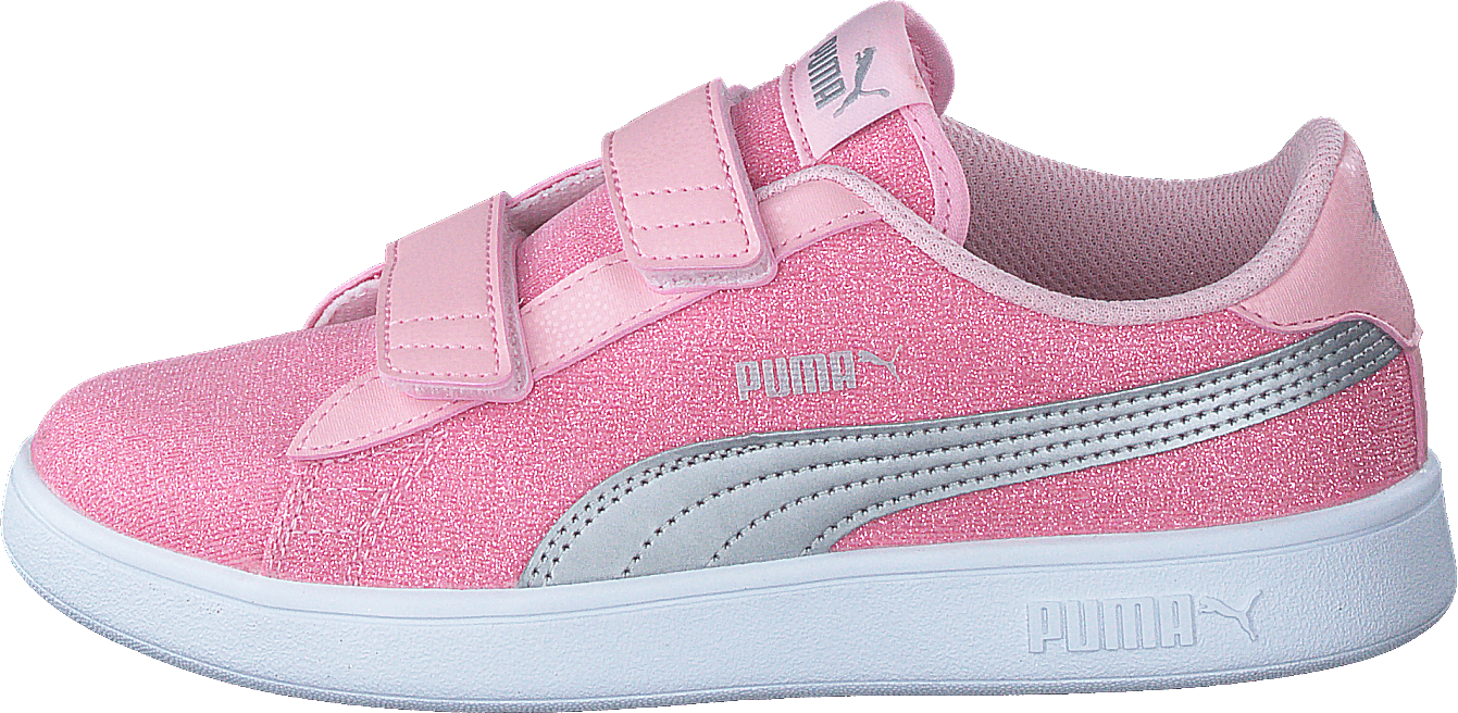 Puma Smash V2 Glitz Glam V Ps Almond Blossom-puma Silver