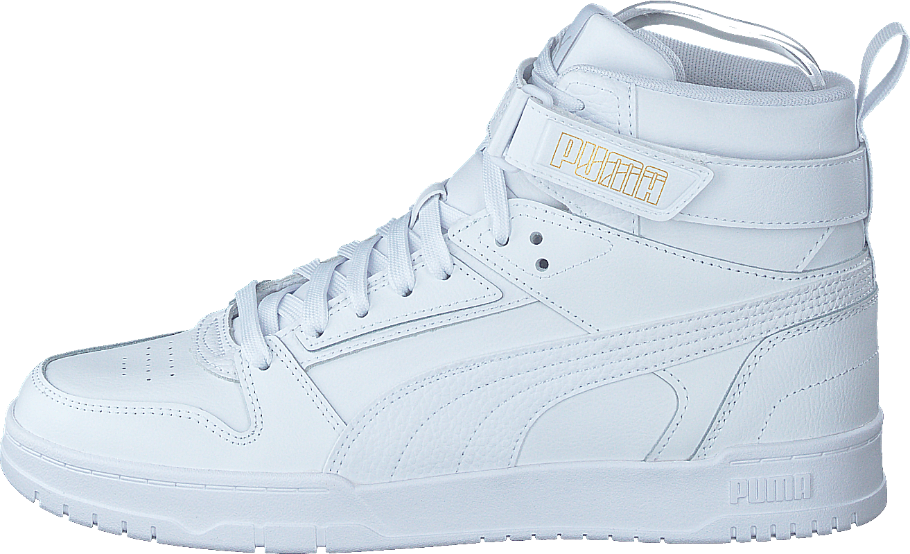 Puma Rbd Game Puma T, Unisex, Shoes, Trainers, high-top sneakers, White, EU 45