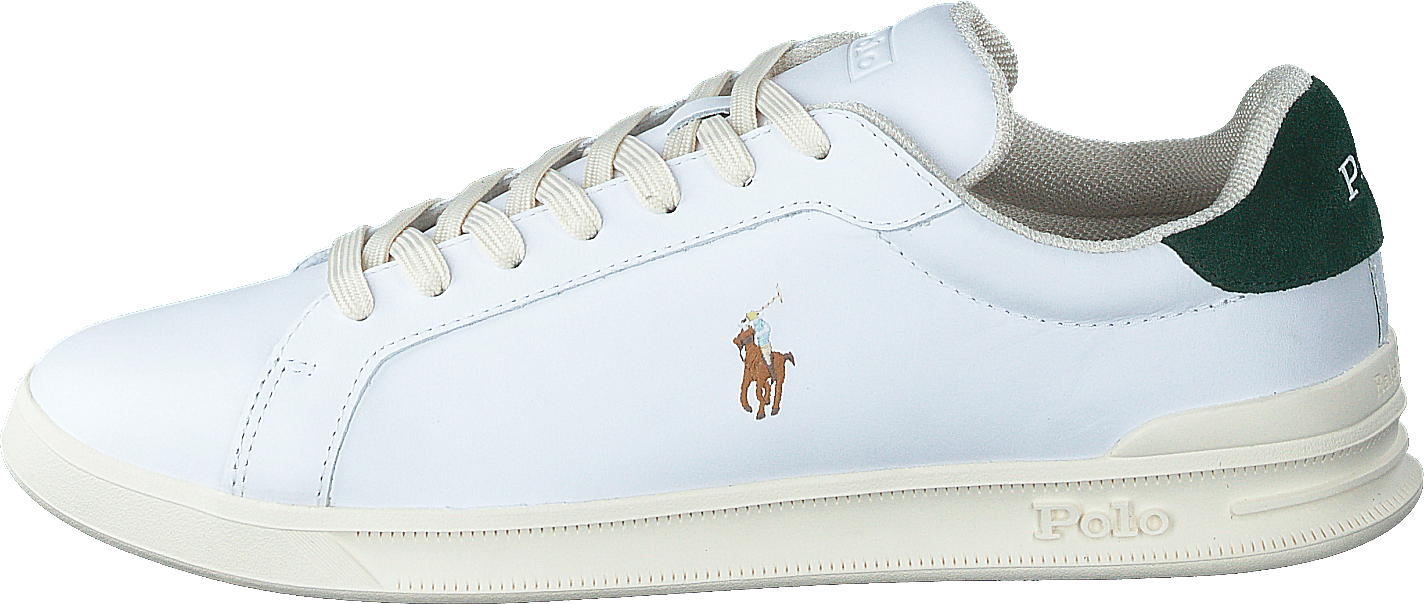 Heritage Court II Leather Sneaker White / College Green