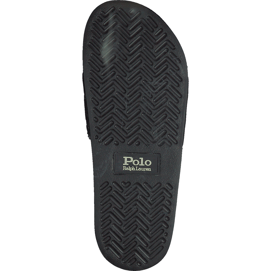 Faux-Shearling–Lined Suede Slide Black - Bild 7